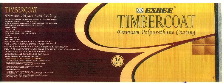 Esdee Timbercoat Premium Polyurethane Coating Device mark 3280595 Trademark