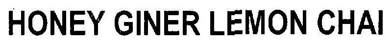 Honey Giner Lemon Chai Device mark 3311855 Trademark