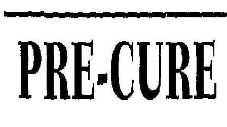 Pre-cure With Device Device mark 2066914 Trademark