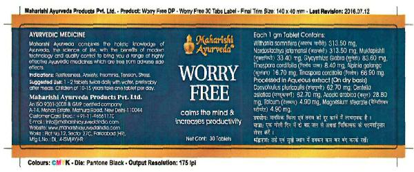 Worry Free Device mark 3358701 Trademark