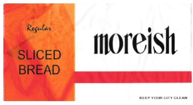 Moreish Regular Sliced Bread Device mark 3366411 Trademark