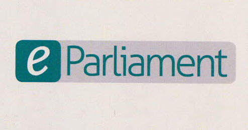 E Parliament Device mark 3374336 Trademark