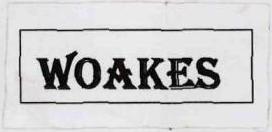 Woakes (label) Device mark 3444386 Trademark