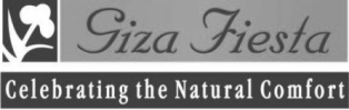 Giza Fiesta With Logo & Tagline Celebrating The Natural Comfort Device mark 3452352 Trademark