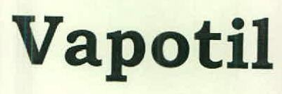 Vapotil Device mark 2824555 Trademark