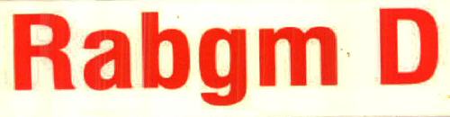 Rabgm D Device mark 2824565 Trademark