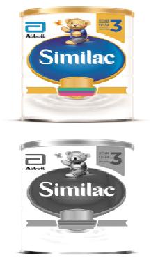Similac Stage 3 (stylized) With New Bear Standing With Butterfly (label) Device mark 3445780 Trademark