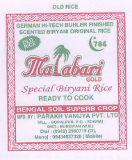 Malabari Gold (device) Device mark 2168317 Trademark