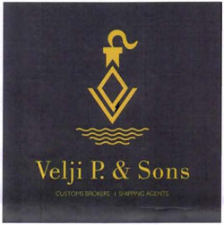 Velji P. & Sons With Logo Device mark 2910352 Trademark