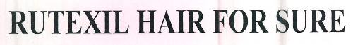 Rutexil Hair For Sure Device mark 2910357 Trademark