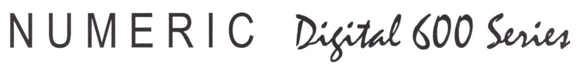 Numeric Digital 600 Series Device mark 2277353 Trademark