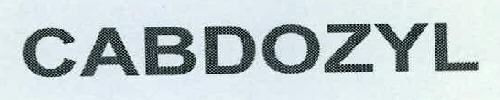 Cabdozyl Device mark 2347511 Trademark