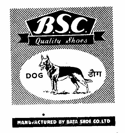 B.s.c. Dog Device mark 161001 Trademark