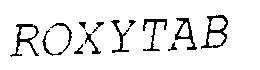 Roxytab Device mark 934363 Trademark