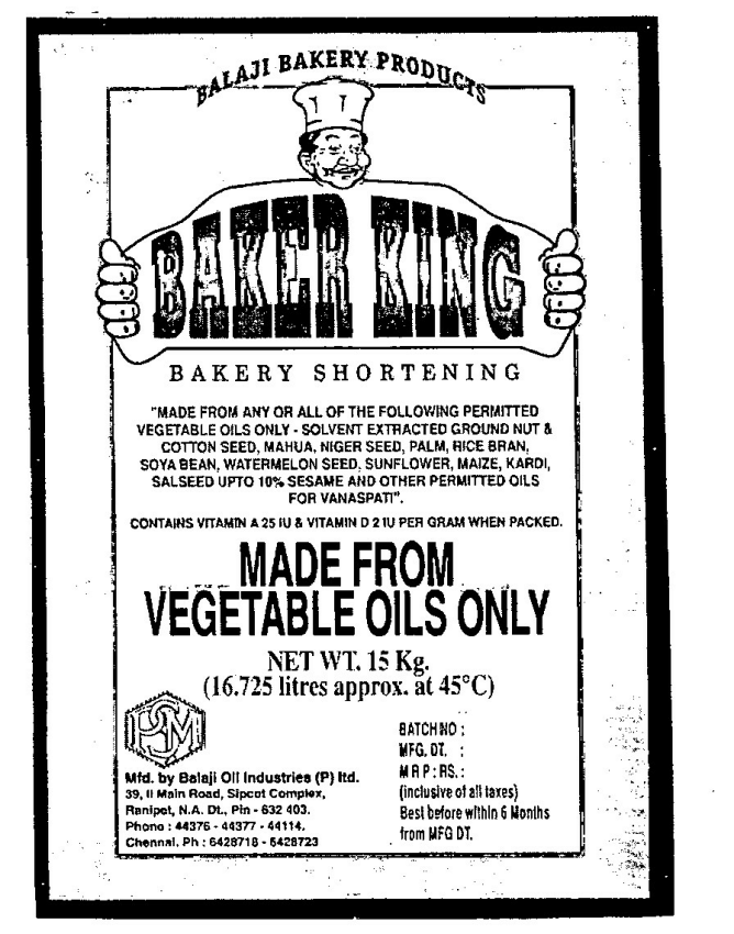 Baker King Device mark 987962 Trademark