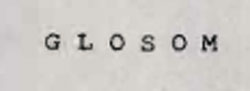 Glosom Device mark 980721 Trademark
