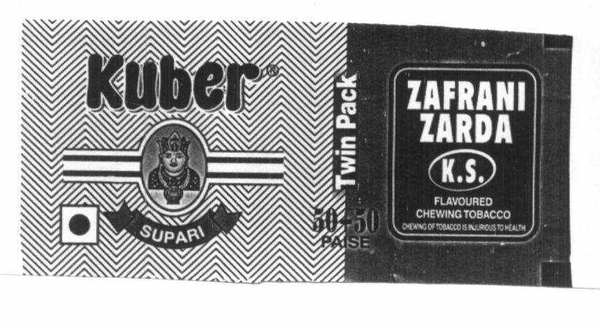 Kuber Zafrani Zarda (label) Device mark 1130413 Trademark