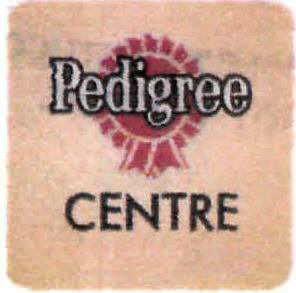 Pedigree Centre (label) Device mark 1208582 Trademark