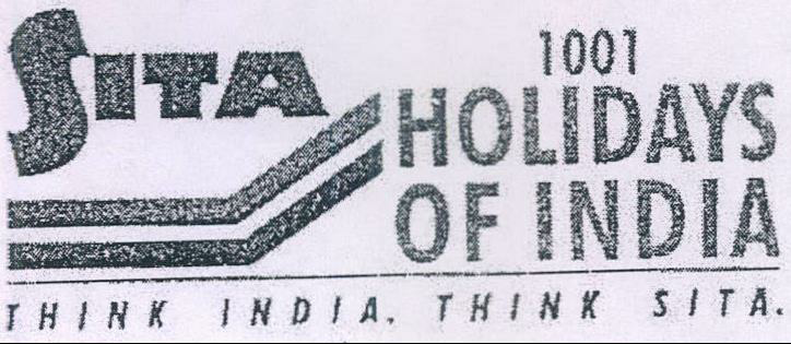Sita 1001 Holidays Of India (label) Device mark 1255441 Trademark