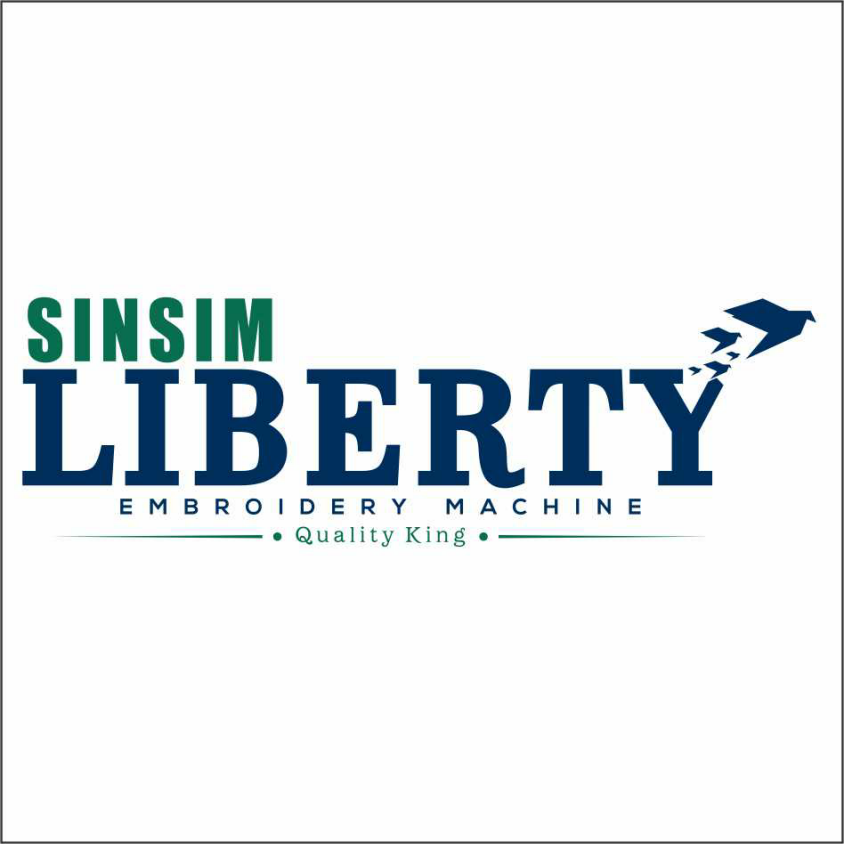 Sinsim Liberty With Word Embroidery Machine And Device Of Flying Birds Device mark 3516798 Trademark