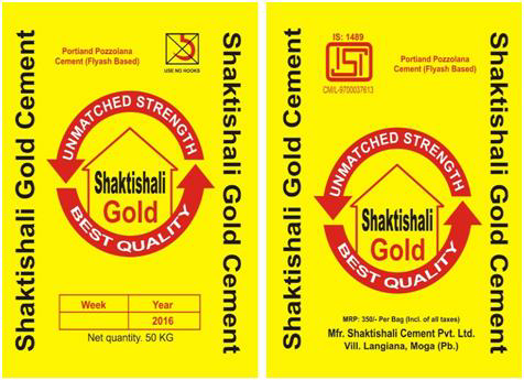 Shaktishali Gold Device mark 3540468 Trademark