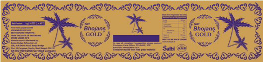 Nav Bhojans Gold (label) Device mark 3556178 Trademark