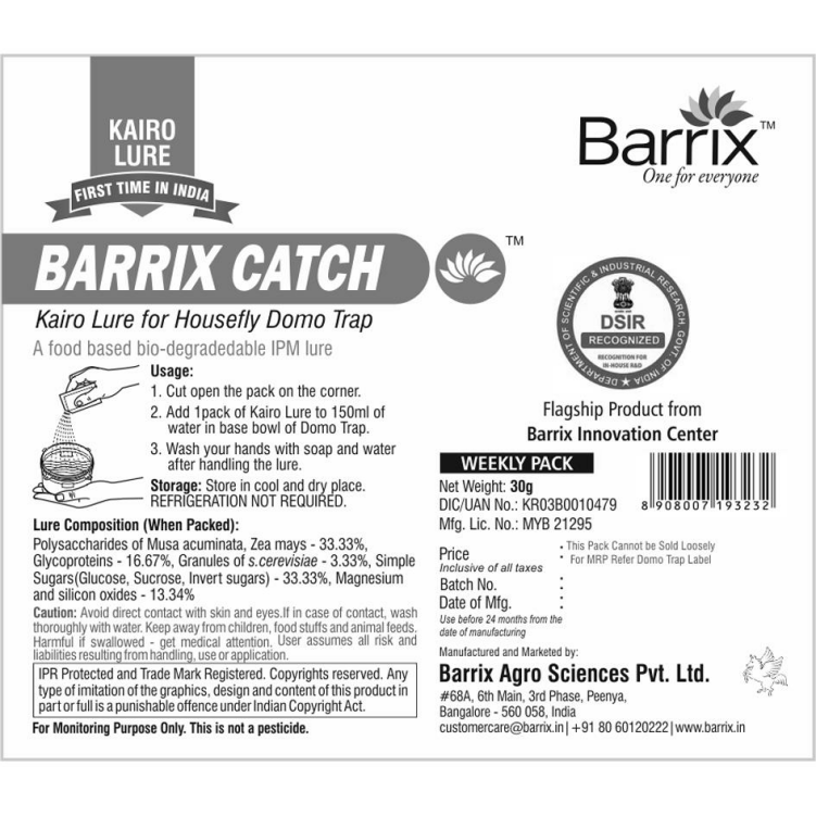 Barrix Catch Kairo Lure (logo) Device mark 3579406 Trademark