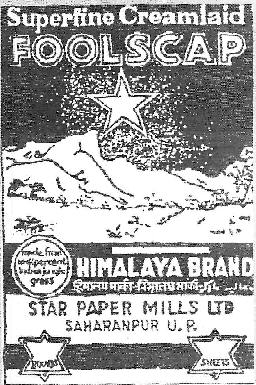 Superfine Creamlaid Foolscap Himalaya Brand Device mark 3572131 Trademark