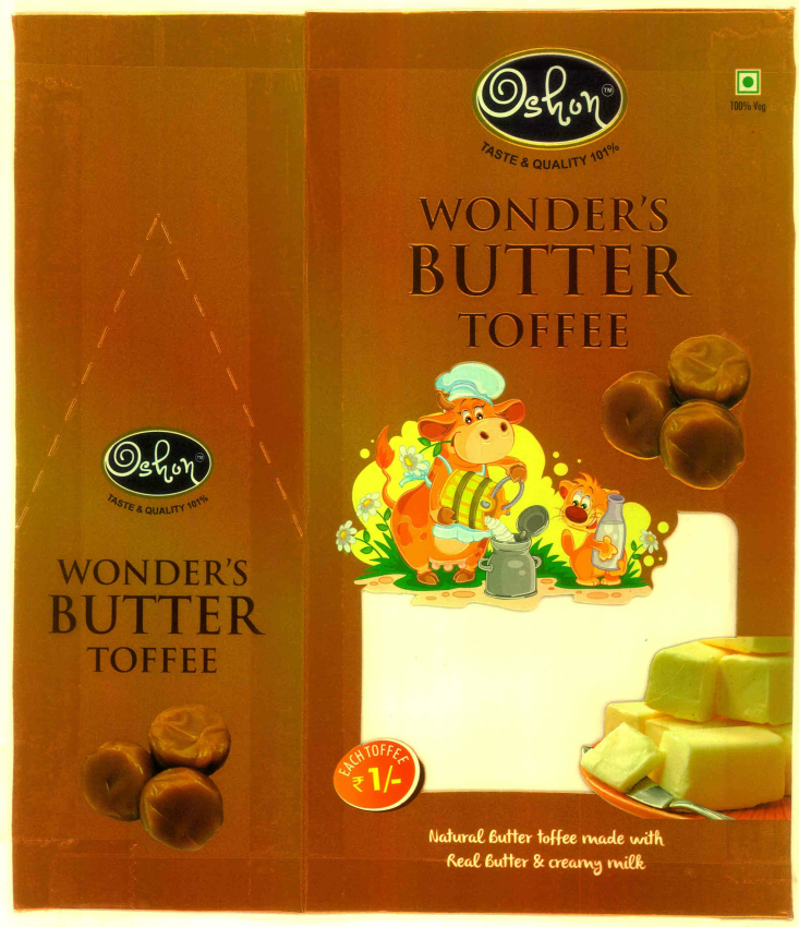 Wonder's Butter Toffee Device mark 3000760 Trademark