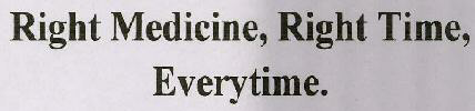 Right Medicine, Right Time, Everytime. Device mark 3031501 Trademark
