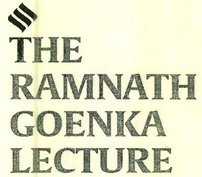 The Ramnath Goenka Lecture Device mark 3212717 Trademark