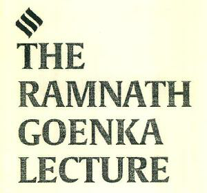 The Ramnath Goenka Lecture Device mark 3212718 Trademark