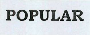 Popular Device mark 3466435 Trademark