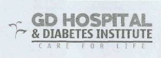 Gd Hospital & Diabetes Institute (label) Device mark 3472709 Trademark