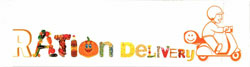 Ration Delivery With Device Of Picture Of Boy With Drive Scooter Device mark 3472781 Trademark