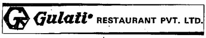 Gulati Restaurant Pvt. Ltd Device mark 3502170 Trademark