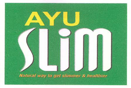 Ayu Slim Natural Way To Get Slimmer & Healthier Device mark 3495752 Trademark