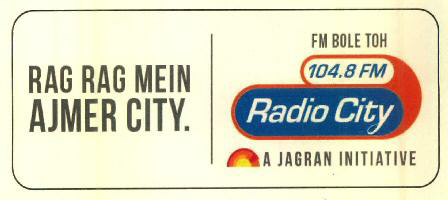 Fm Bole Toh 104.8 Fm Radio City A Jagran Initiative Rag Rag Mein Ajmer City. Device mark 3458444 Trademark