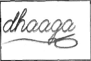 Dhaaga Device mark 3499672 Trademark