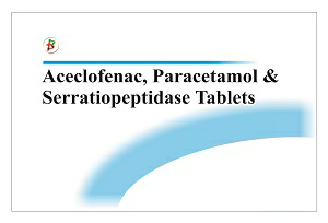 Aceclofenac, Paracetamol & Serratiopeptidase Tablets Device mark 3475319 Trademark