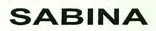 Sabina Device mark 3488414 Trademark