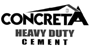Concreta Heavy Duty Cement (label) Device mark 3488444 Trademark