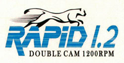 Rapid 1.2 With Word Double Cam 1200rpm And Device Of Leopard Device mark 3494584 Trademark