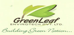 Greenleaf Envirotech Pvt. Ltd. With Word Building Green Nation... And Device Of Leaf Device mark 3494603 Trademark