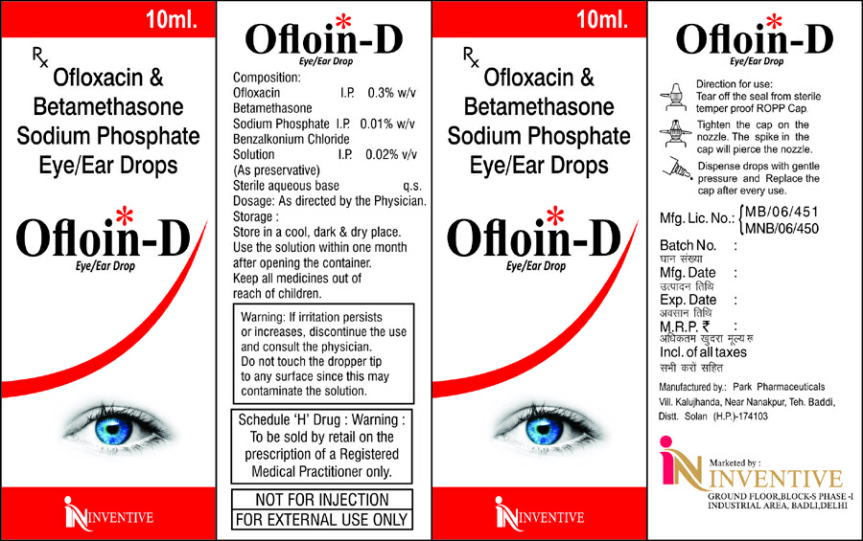 Ofloin Device mark 3500694 Trademark