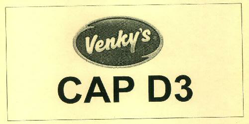 Venky's Cap D3 Device mark 3498486 Trademark