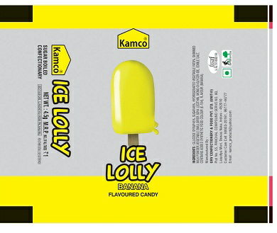 Kamco Ice Lolly Banana Device mark 3505726 Trademark