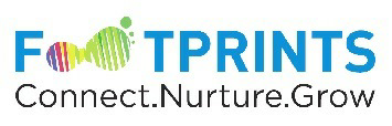 Footprints (logo And Device ) With Tagline Connect.nurture.grow Device mark 3511984 Trademark