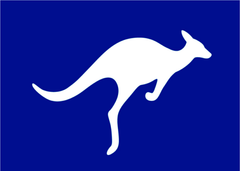 Kangaroo(device) Device mark 3537209 Trademark