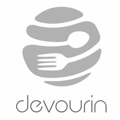 Devourin With Device Of Circle And Spoon And Fork Device mark 3557732 Trademark